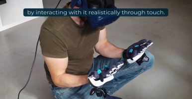 senseglove nova 2战场急救仿真模拟训练，为士兵创建虚拟战斗训练环境